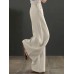 Women Solid Drawstring Waist Pocket Wide Leg Pants Women Solid Drawstring Waist Pocket Wide Leg Pants