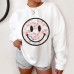 Hirsionsan Retro Washed Long Sleeve Women T Shirt Loose Over HF2702-02-02 Hirsionsan Retro Washed Long Sleeve Women T Shirt Loose Over HF2702-02-02