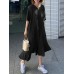 Leisure Solid Ruffle V Neck Midi Casual Dress Leisure Solid Ruffle V Neck Midi Casual Dress