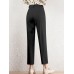 Solid Pocket Pleated Tailored Pants For Women Solid Pocket Pleated Tailored Pants For Women