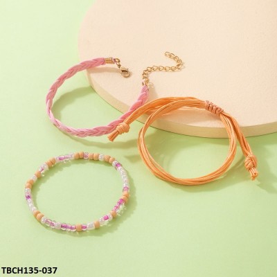 TBCH135 YYE Beads & Polyester 3 Hand Bracelet TBCH135 YYE Beads & Polyester 3 Hand Bracelet