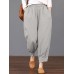 Solid Elastic Waist Pocket Pants For Women Solid Elastic Waist Pocket Pants For Women