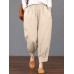 Solid Elastic Waist Pocket Pants For Women Solid Elastic Waist Pocket Pants For Women