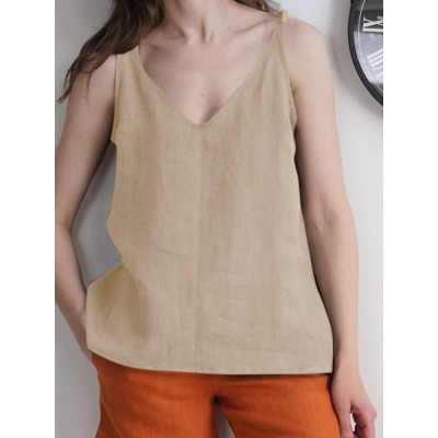 Solid Bowknot Shoulder Strap Cami For Women Solid Bowknot Shoulder Strap Cami For Women