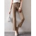 Solid Zip Front Casual Pants For Women Solid Zip Front Casual Pants For Women