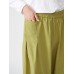 Women Solid Dual Pocket Elastic Waist Wide Leg Pants Women Solid Dual Pocket Elastic Waist Wide Leg Pants
