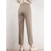 Solid Pocket Pleated Tailored Pants For Women Solid Pocket Pleated Tailored Pants For Women