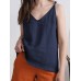 Solid Bowknot Shoulder Strap Cami For Women Solid Bowknot Shoulder Strap Cami For Women