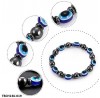 TBCH136 HUI Oval Round Beads Bracelet